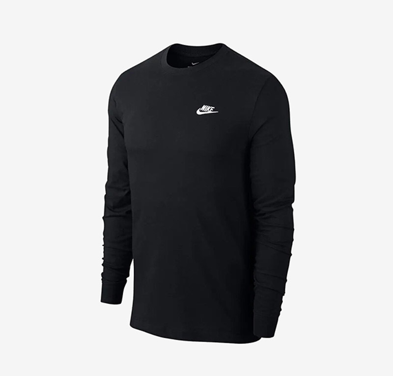 Футболка Nike NSW Club Tee LS AR5193-010 1 Футболка Nike NSW Club Tee LS AR5193-010