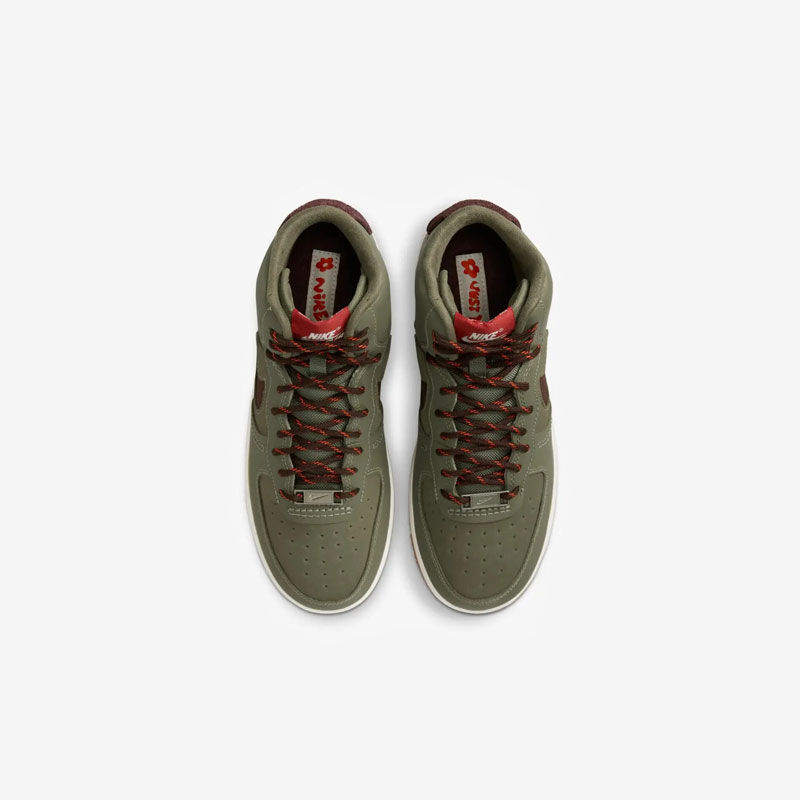 Кросівки Nike Air Force 1 Sculpt Wild Olive Burgundy FB7960-200 3 Кросівки Nike Air Force 1 Sculpt Wild Olive Burgundy FB7960-200