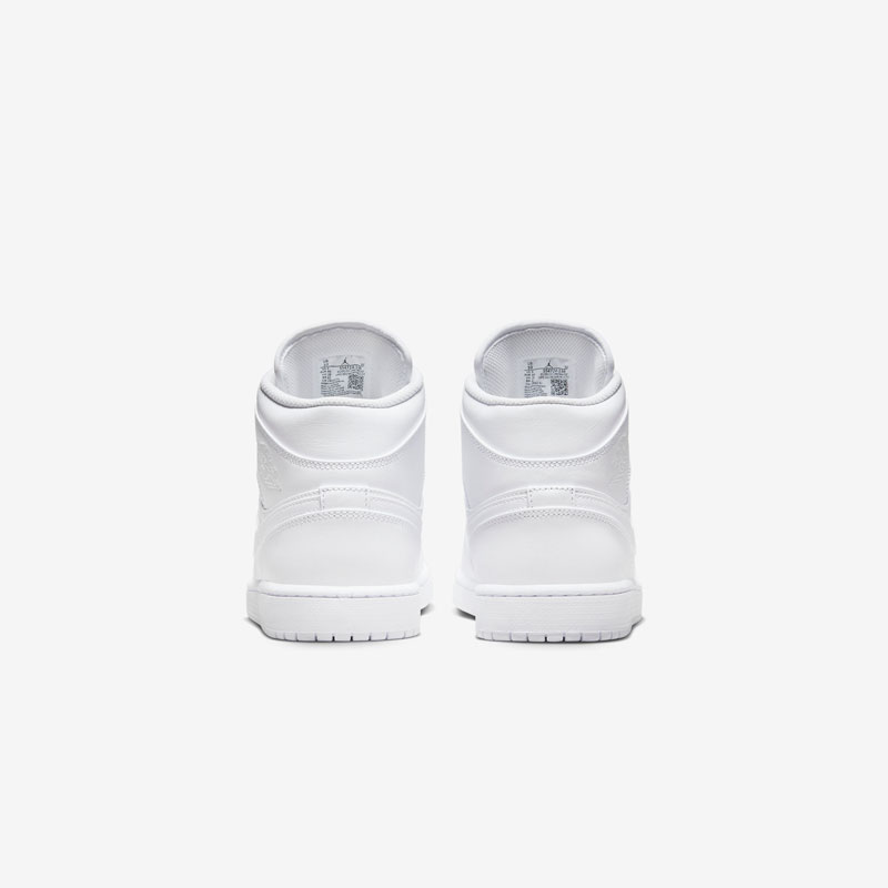 Кросівки Air Jordan 1 Mid White 554724-136 4 Кросівки Air Jordan 1 Mid "White" 554724-136