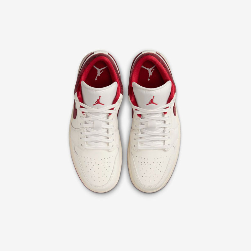 Кросівки W Air Jordan 1 Low White Red HJ9338-106 3 Кросівки W Air Jordan 1 Low "White Red" HJ9338-106