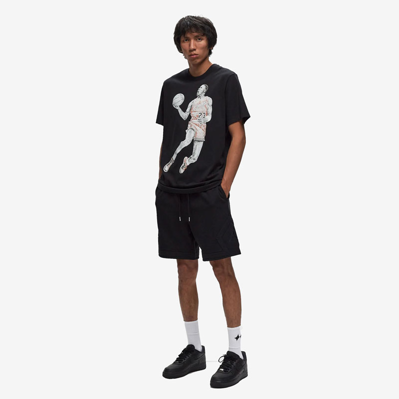 Шорти Air Jordan Flight Fleece Black FV7257-010 2 Шорти Air Jordan Flight Fleece "Black" FV7257-010