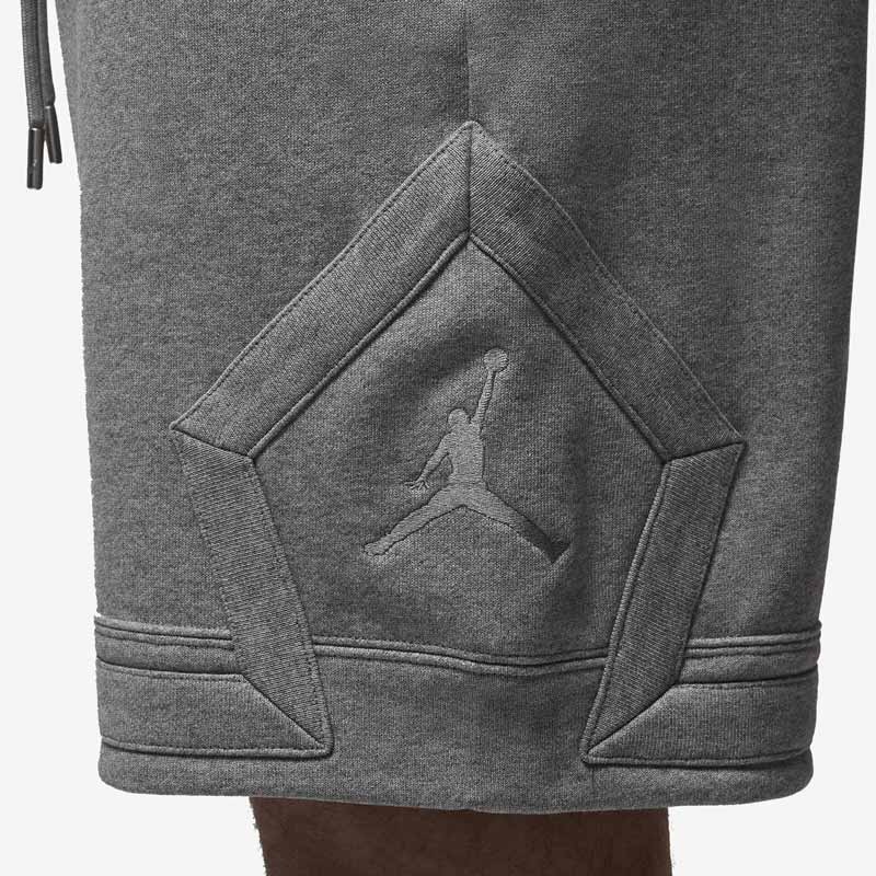 Шорти Jordan Flight Fleece Diamond Grey FV7257-091 4 Шорти Jordan Flight Fleece Diamond "Grey" FV7257-091