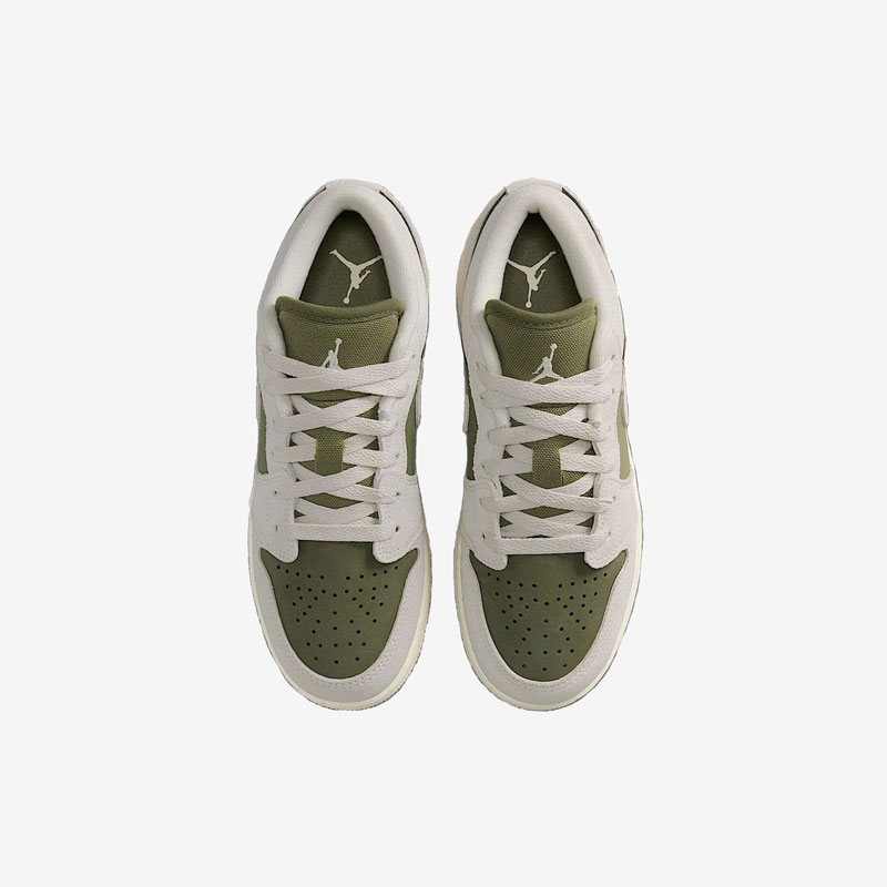 Кросівки Air Jordan 1 Low SE GS Medium Olive Sail HV4396-201 3 Кросівки Air Jordan 1 Low SE GS "Medium Olive Sail" HV4396-201
